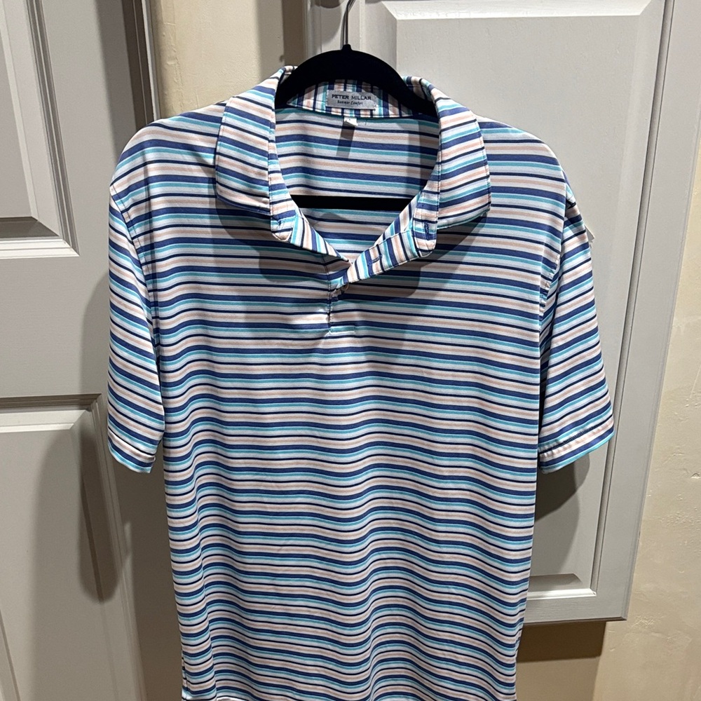 Peter Millar Multicolor Striped Men's Polo